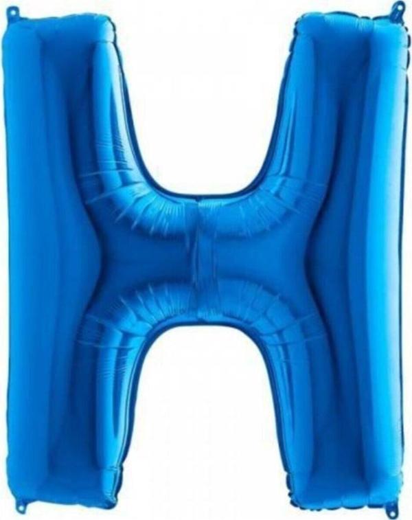 EveFix H Harf Folyo Balon Mavi 100Cm - Image 1