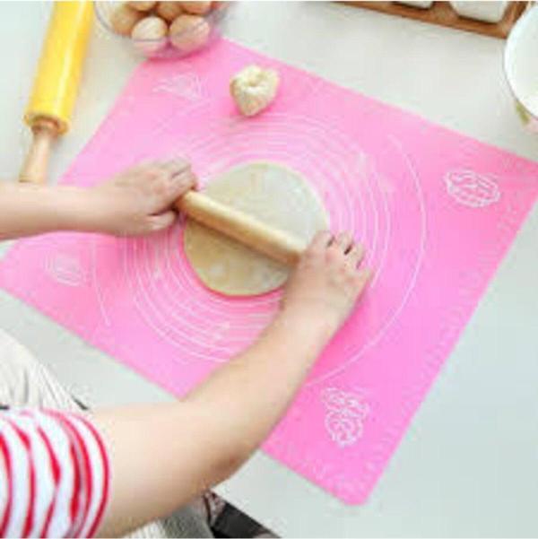EveFix Hamur Açma Matı Silikon Kaydırmaz Büyük Boy (50Cm*40Cm) - Image 1