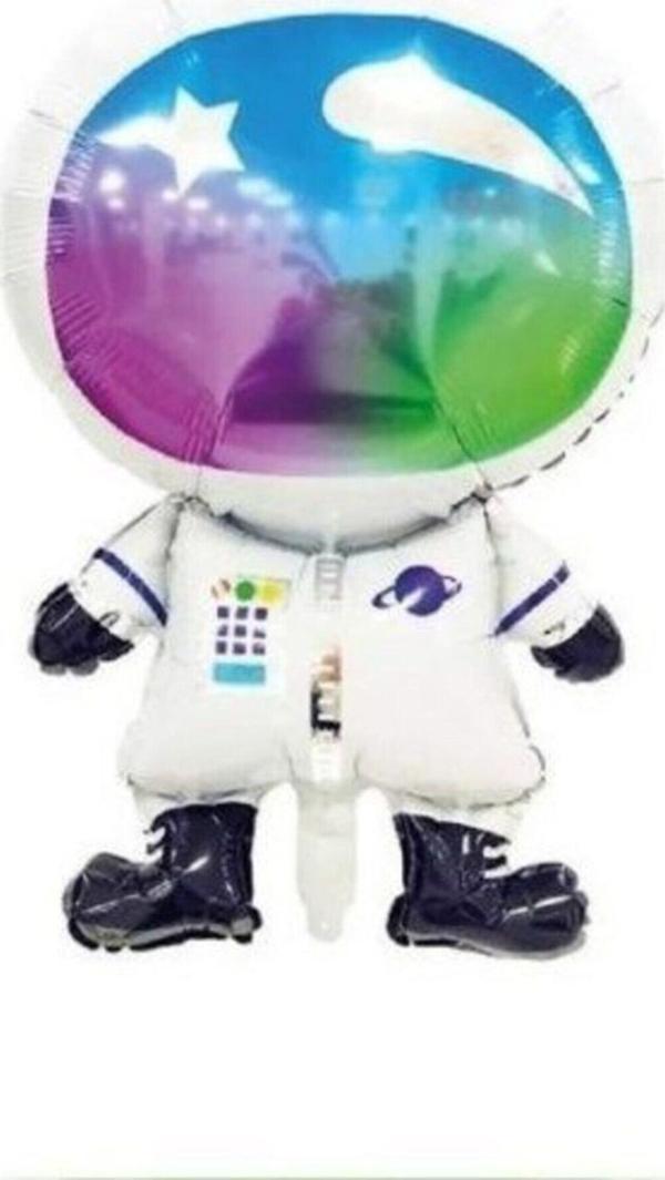 EveFix Folyo Balon Doğum Günü Balonu Balonu 80Cm Astronot - Image 1