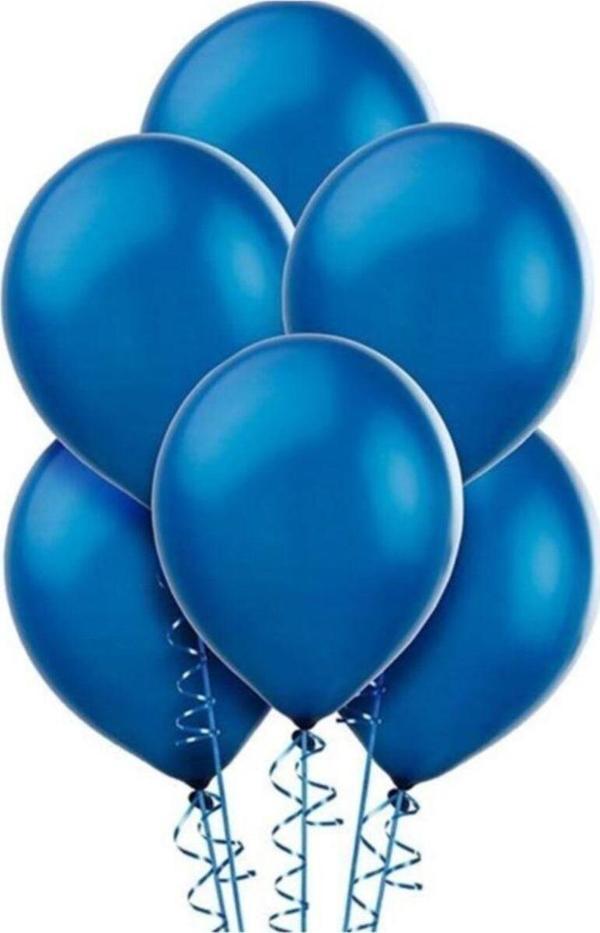EveFix Metalik Balon Mavi (20 Adet)--Dogum Günü - Image 1