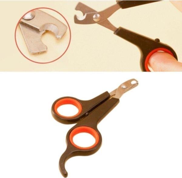 EveFix Küçük Çelik Uçlu Kedi Köpek Evcil Hayvan Tırnak Makası Pati Bakım Aleti Ergonomik Kaymaz Sap - Image 1