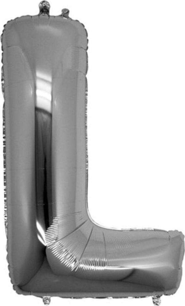 EveFix L Harf Folyo Balon Gümüş Renk 40 Inç - Image 1