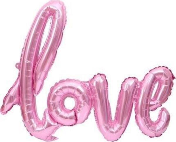 EveFix Love Pembe Folyo Balon - Image 1