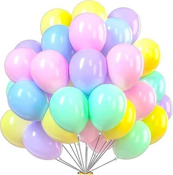 EveFix Makaron Karışık Balon 100 Adet - Image 1