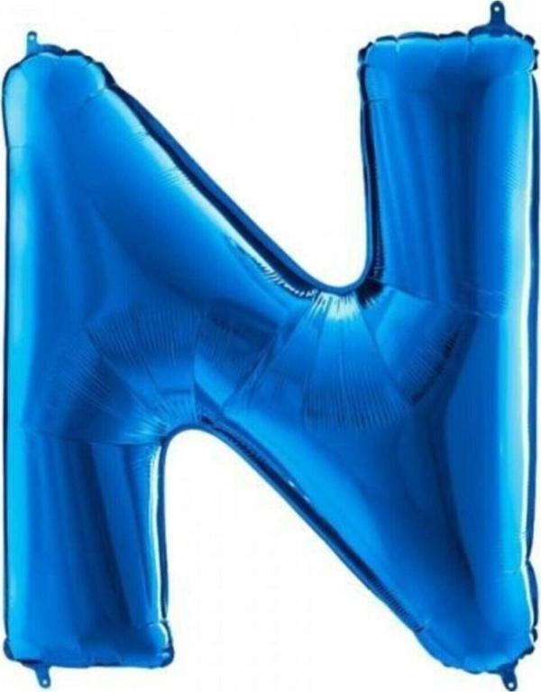 EveFix N Harf Folyo Balon Mavi 100Cm - Image 1