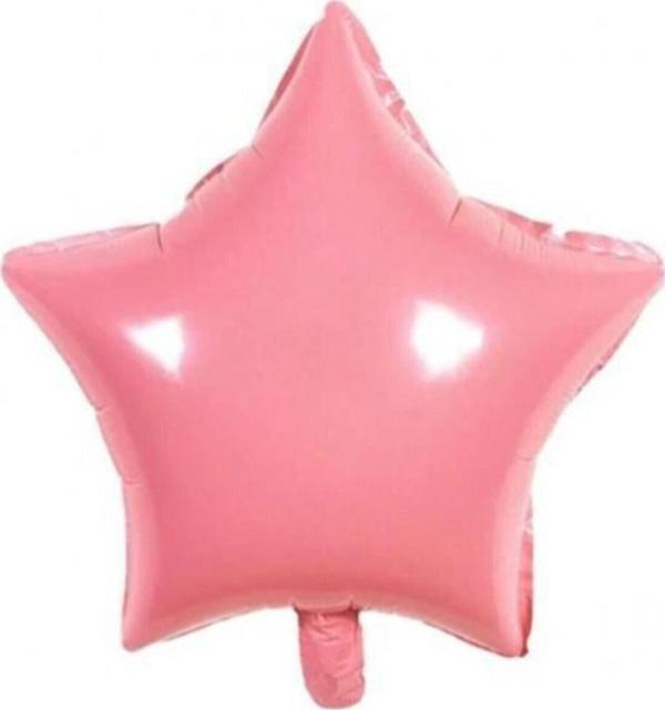 EveFix Makaron Yıldız Folyo Balon Pembe 45Cm 3 Adet - Image 1