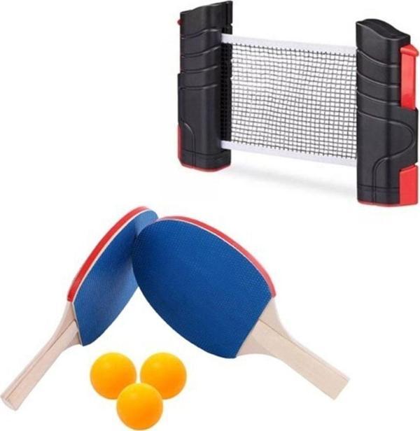 EveFix Masa Tenisi Spor Ve Eğitim Seti Tüm Masalara Uyumlu Portatif File Ve Ping Pong Ekipmanları - Image 1