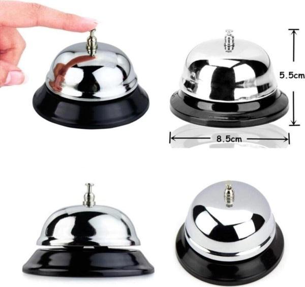 EveFix Masaüstü Dekoratif Otel Resepsiyon Görevli Çağırma Zili Çanı - Image 1