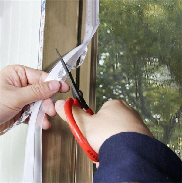 EveFix Pencere Ve Kapı Eşiği Bandı Kendinden Yapışkanlı Silikon Şerit - Image 1