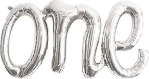 EveFix One Yazılı Folyo Balon Gümüş Renk - Image 1