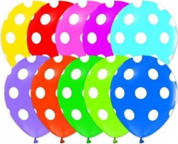 EveFix Puantiyeli Karışık Balon 5'Li Paket - Image 1