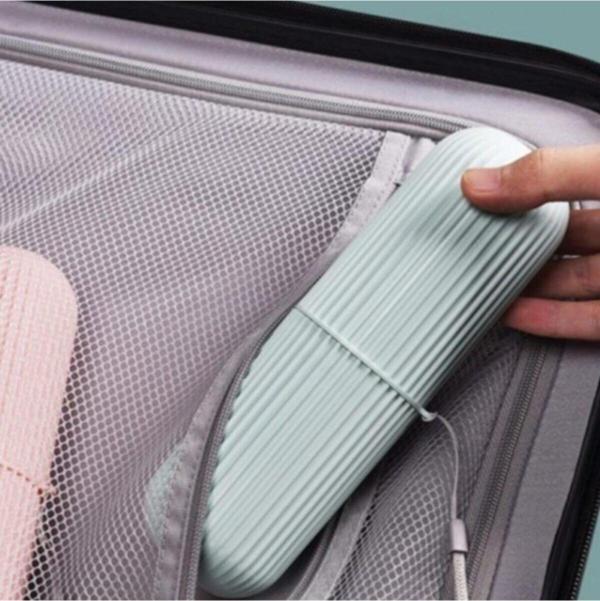 EveFix Seyahat Tipi Plastik Diş Fırçası Gözlük Kalem Fırça Erzak Saklama Kabı Düzenleme Kalemlik - Image 1