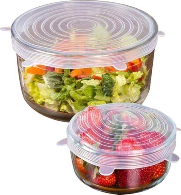 EveFix Silikon Streç Kapak 6'Lı Tencere Bonesi - Image 1