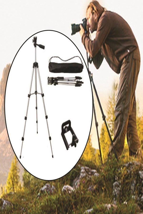 EveFix Taşıma Çantalı 130 Cm Profesyonel Alüminyum Kamera Tripodu - Image 1