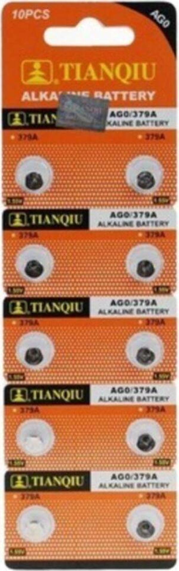 EveFix Tıanqıu Ag0 Lr69/Lr521/379 Alkalin 10Lu Düğme Pil - Image 1