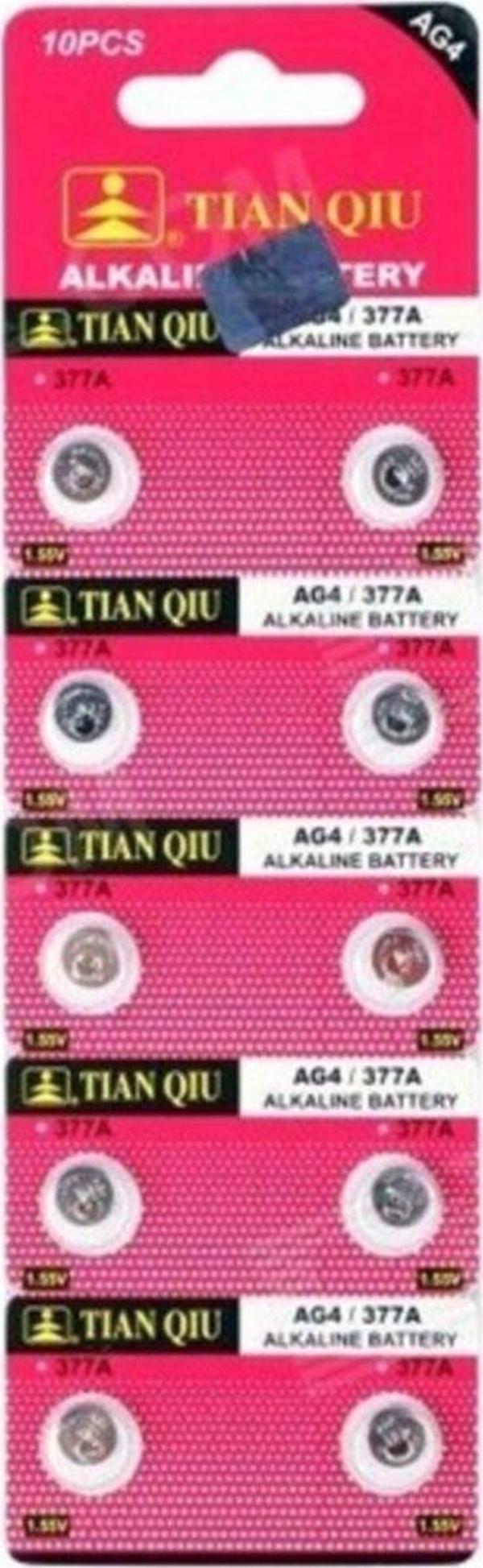 EveFix Tıanqıu Ag4 Lr626/377 Alkalin 10Lu Düğme Pil - Image 1