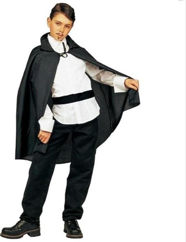 EveFix Siyah Yakalı Pelerin Çocuk Boy 90 Cm - Image 1