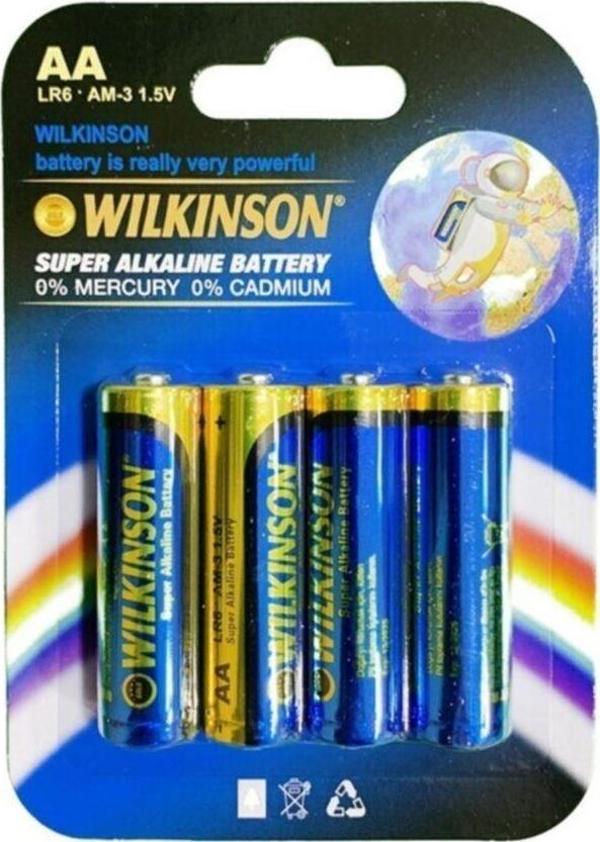 EveFix Wılkınson Aa Lr6 Am-3 4Lü 1.5 V Süper Alkalin Kalem Pil - Image 1