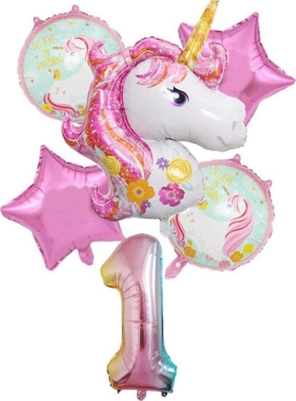 EveFix Unicorn 6Lı Balon Set - Image 1