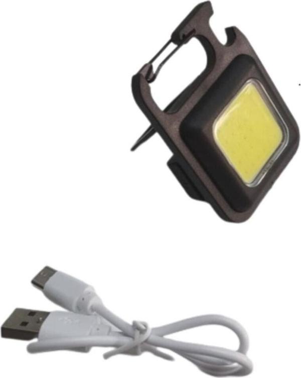 EveFix Sos Ledli Mini 3 Fonksiyon Mıknatıslı Led Işık Usb Şarj Acil Durum Cep El Feneri Kamp Işığı - Image 1