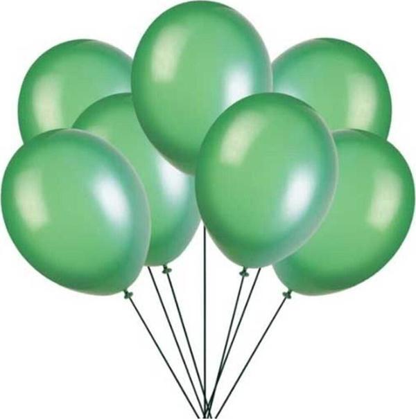 EveFix Yeşil Balon Metalik 100 Adet - Image 1
