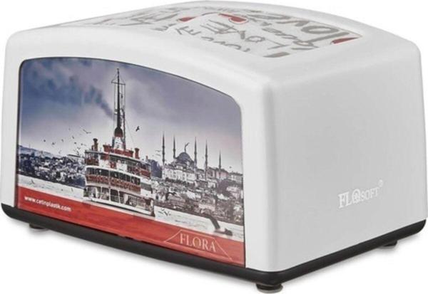 EveFix Resimli Yatay Peçetelik - Beyaz - Image 1