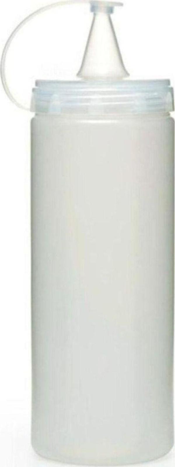 EveFix Şeffaf Kapaklı Sızdırmaz Yağlık Sosluk Şişesi Plastik Yağdanlık 400 Ml. Ap-9028 - Image 1