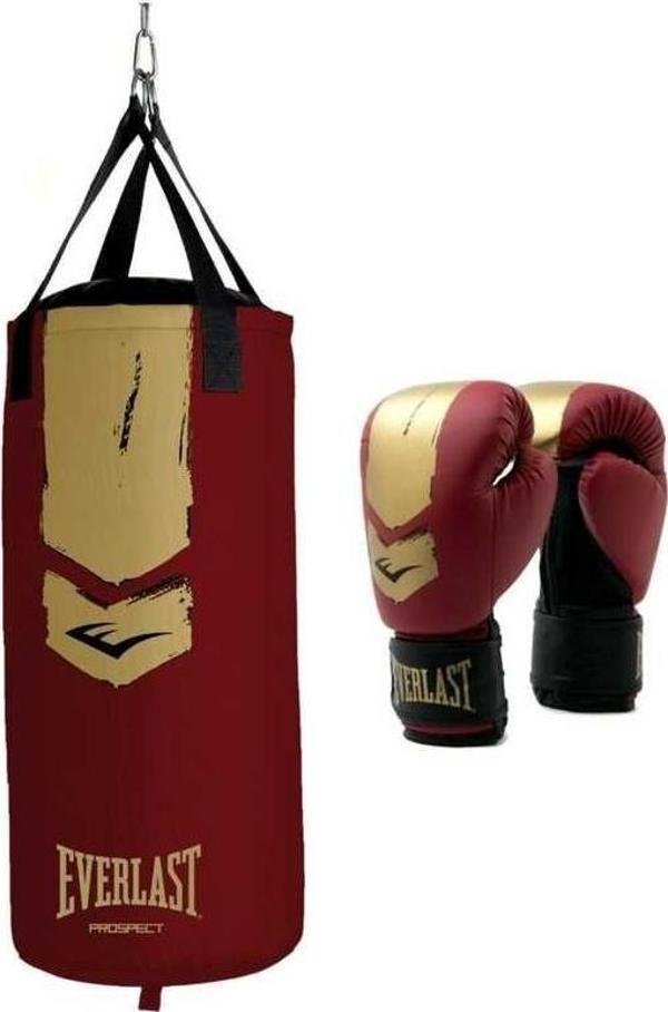 Everlast Prospect 2 Junior Red/Gold 76x28CM Boks Torbası Seti P00003139 - Image 1