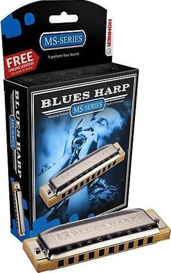 Hohner Blues Harp MS Serisi Mızıka (Mi Majör) - Image 1