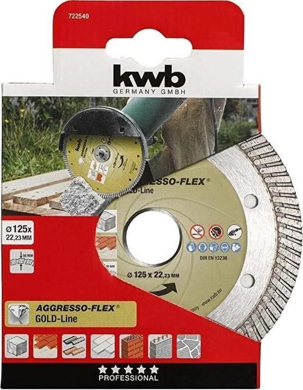 KWB 125 mm Elmas Granit Kesme 49722540 - Image 1