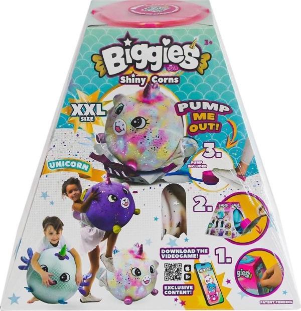 72292 Peluş Biggies Shinycorns Rainbow Unicorn Size XXL - Image 1