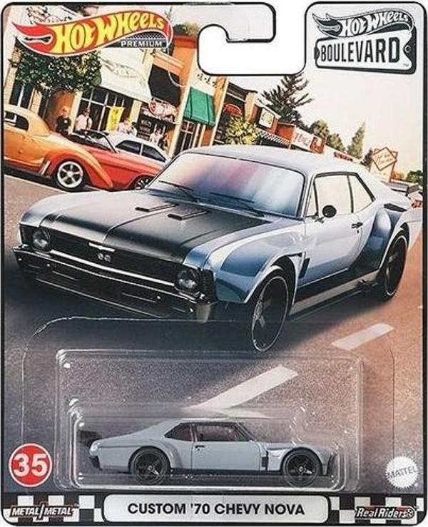 Hw Premium Boulevard Custom '70 Chevy Nova GJT68 GRM04 - Image 1