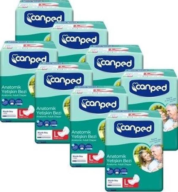 Canped Anatomik Hastabezi Normal Orta 8 li x 8 Adet - Image 1