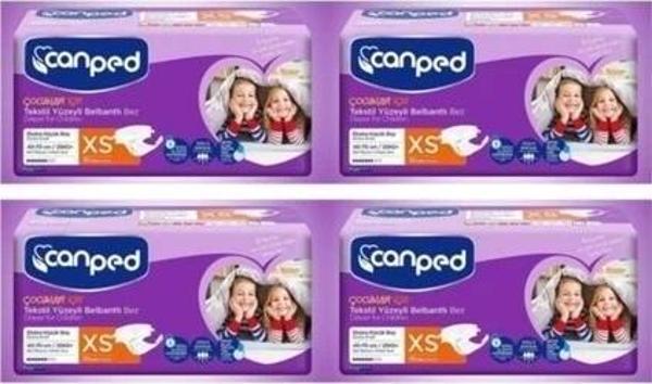 Canped Belbantlı Extra Küçük Hasta Bezi 30 lu x 4 Adet - Image 1