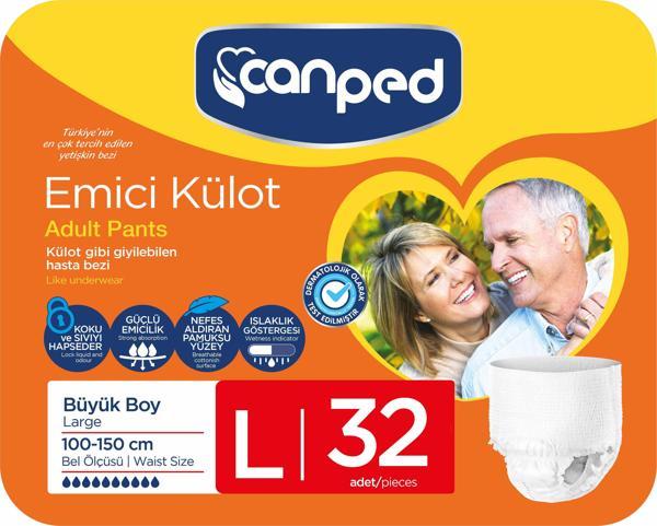 Canped Emici Külot Büyük Boy Large 32 Adet - Image 1