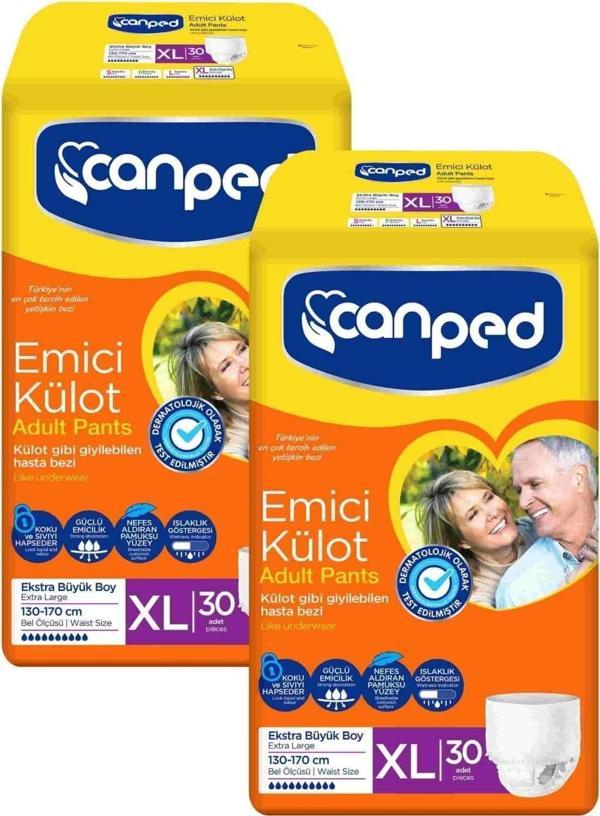 Canped Emici Külot Extra Büyük Boy Large 60 Adettt - Image 1