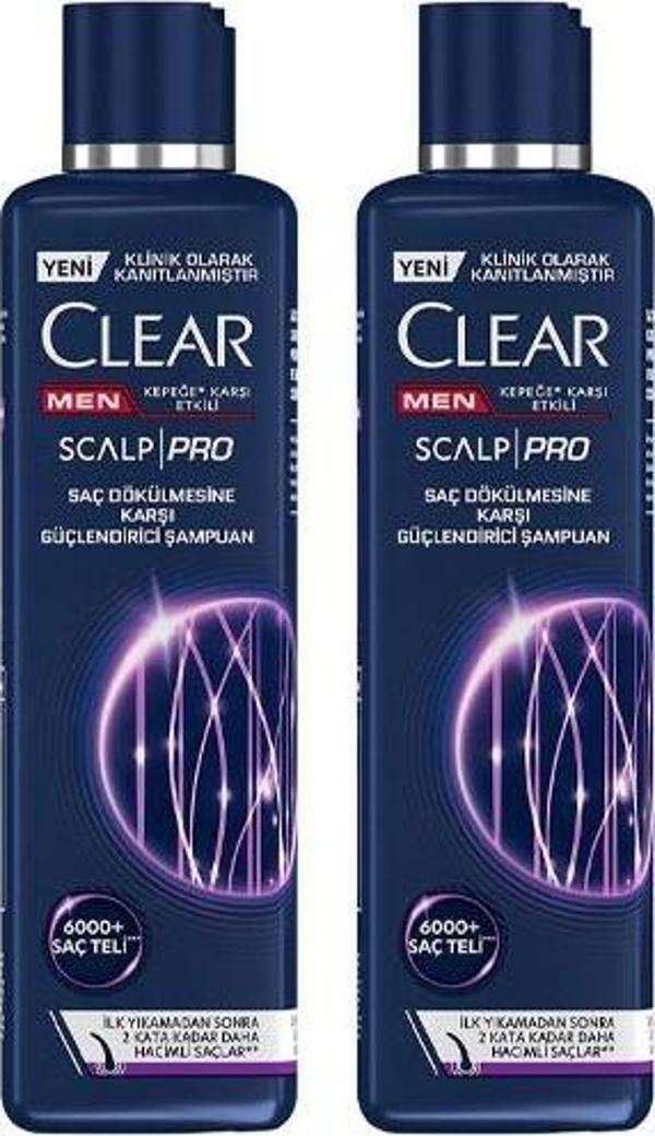 Clear Men Scalp Pro Saç Güçlendirici Şampuan 300 ml x 2 Adet - Image 1
