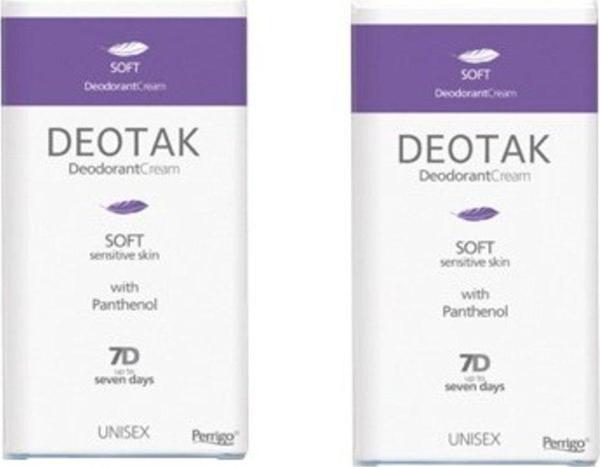 Deotak Krem Deodorant Soft 35 ml x 2 Adet - Image 1