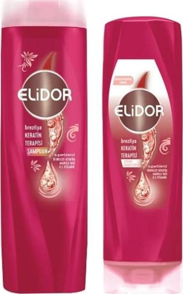 Elidor Brezilya Keratin Terapisi Saç Bakım Serisi 2'li Set - Image 1