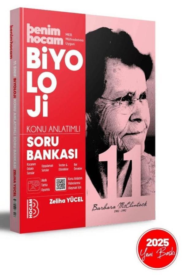 2025 11. Sınıf Biyoloji Konu Anlatımlı Soru Bankası / Benim Hocam Yayınları / 9786256073418 - Benim Hocam Yayınları - Image 1