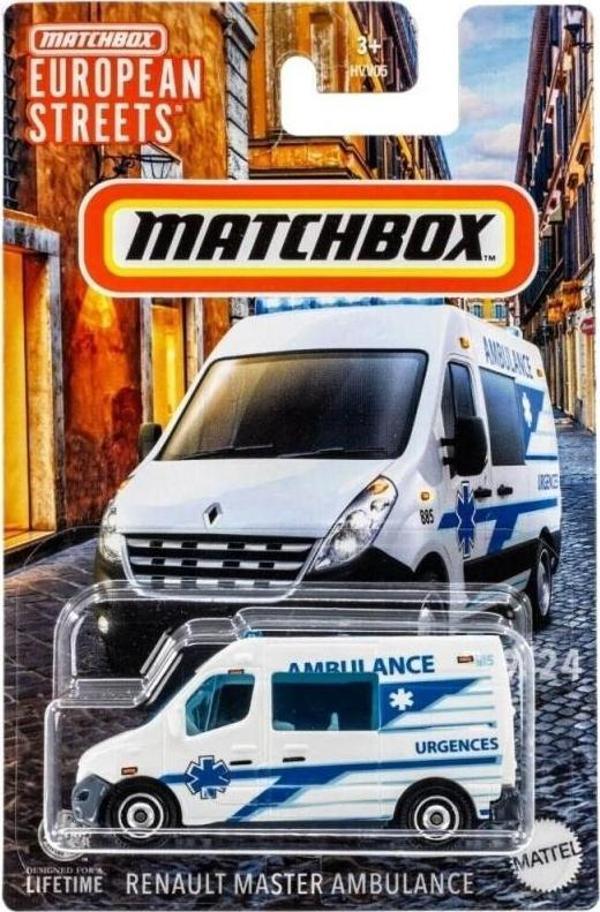 Matchbox Best of Europe Tekli Arabalar HVV05 - RENAULT MASTER AMBULANCE  - Image 1