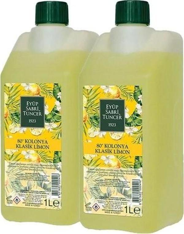 Eyüp Sabri Tuncer Limon Kolonyası 1 lt x 2 Adet - Image 1