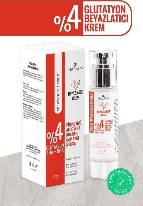 Harrem Glutatyon Beyazlatıcı Leke Karşıtı Hücre Yenileyici Krem 50 ml - Image 1
