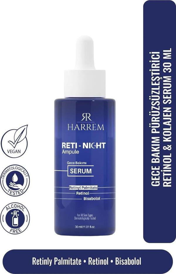Harrem Reti-night Retinol Ve Kolajen Serum 30 ml - Image 1