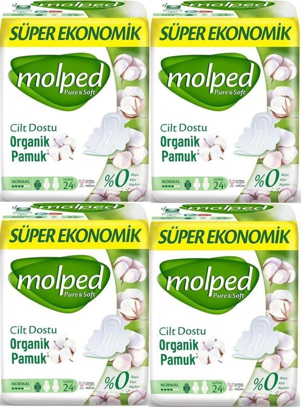 Molped Pure & Soft Normal Süper Ekonomik Ped 24 lü x 4 Adet - Image 1