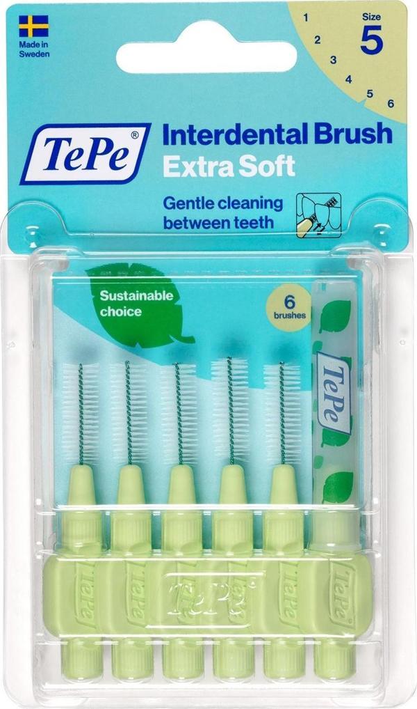 Tepe Blister Extra Arayüz Fırçası 0.8 mm Yeşil 6 lı - Image 1