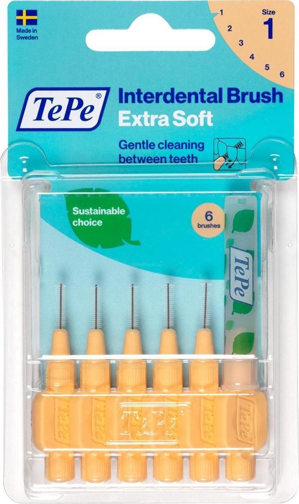 Tepe Blister Extra Soft Arayüz Fırçası 0.45 Mm Turuncu 6 lı - Image 1
