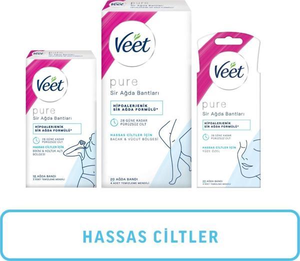 Veet Pure Hipoalerjenik Ağda Bandı Komple Bakım Seti - Image 1