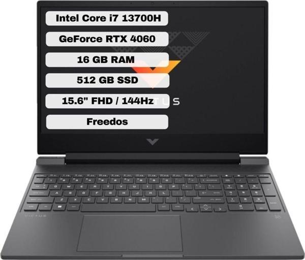 Victus Gaming 15-FA1055NT i7 13700H 64 GB 2 TBSSD RTX4060 Win 11 Pro 15.6" FHD 8U846EAAR72 - Image 1