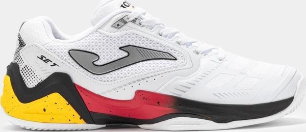 Joma Set Men 2402 Beyaz Kırmızı Erkek Tenis Ayakkabısı - Image 1